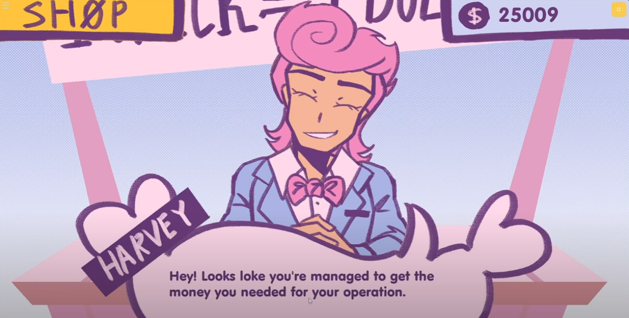 LoveMoney Game Ending 1 - Success Message